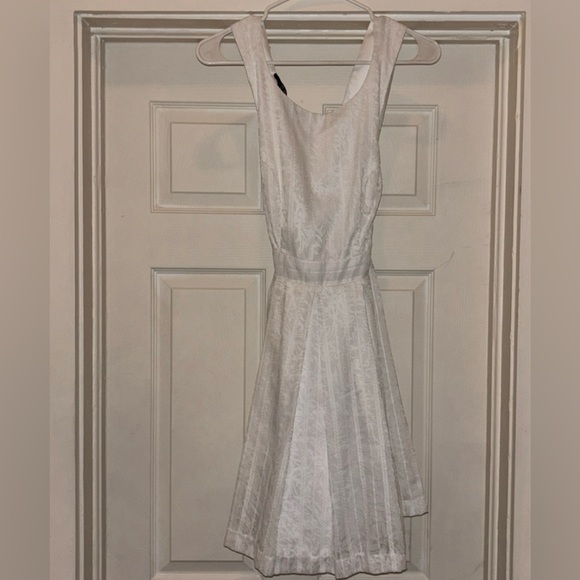 BCBG Crossover Back Skater Dress - Picture 2 of 14